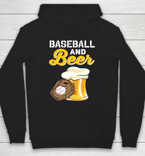 Beer Lover Funny Shirt Baseball And Beer Hoodie