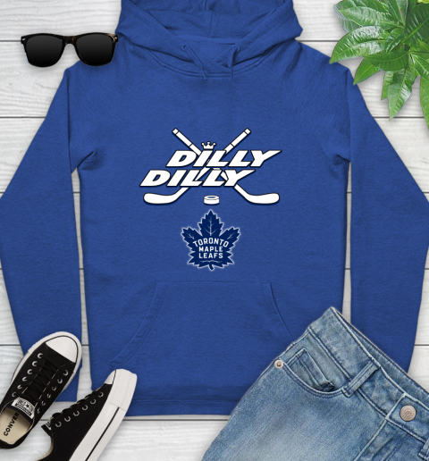 NHL Toronto Maple Leafs Dilly Dilly Hockey Sports Youth Hoodie 9