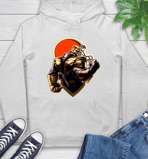 NFL Thanos Avengers Endgame Football Sports Cleveland Browns Hoodie