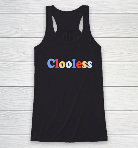 Clooless Primary Racerback Tank