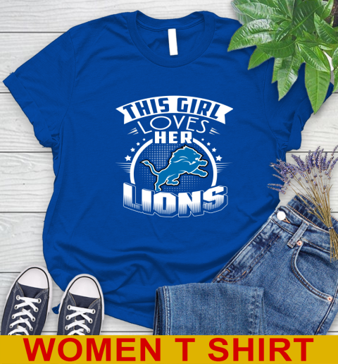 Detroit Lions NFL Football This Girl Loves Her Team 94