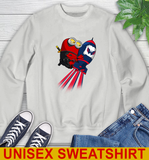 NHL Hockey Washington Capitals Deadpool Minion Marvel Shirt Sweatshirt 5