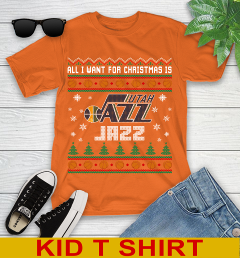 NBA Basketball All I Want For Christmas Is Utah Jazz 104