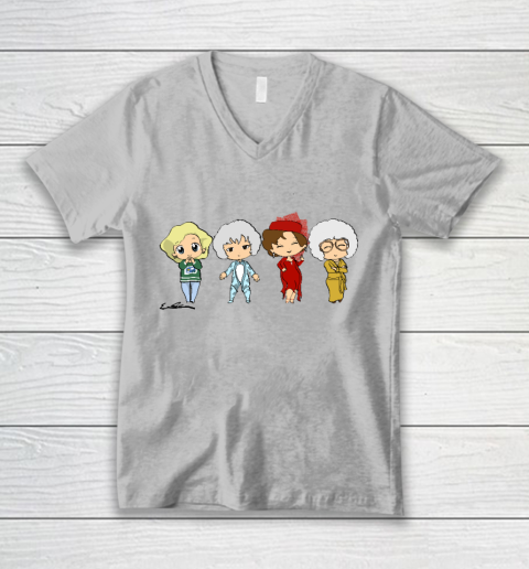 The Golden Girls  Chibis V-Neck T-Shirt 2