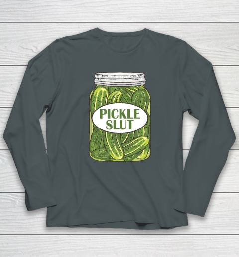 Pickle Slut Who Loves Pickles Long Sleeve T-Shirt 3