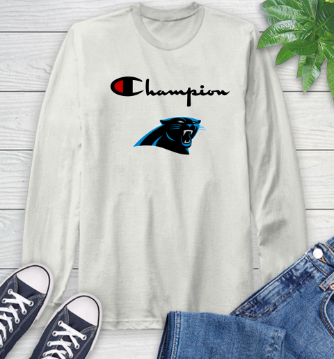 NFL Football Carolina Panthers Champion Shirt Long Sleeve T-Shirt 11
