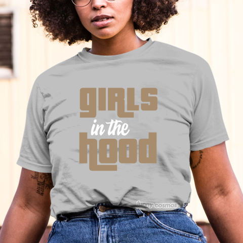 Jordan 1 NRG Gold Toe Matching Sneaker Tshirt For Woman For Girl Girls in the Hood Black Jordan Shirt