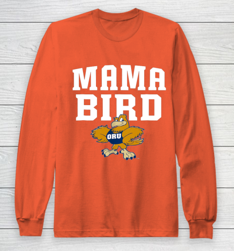 Oral Roberts Golden Eagles Mama Mascot Long Sleeve T-Shirt 3