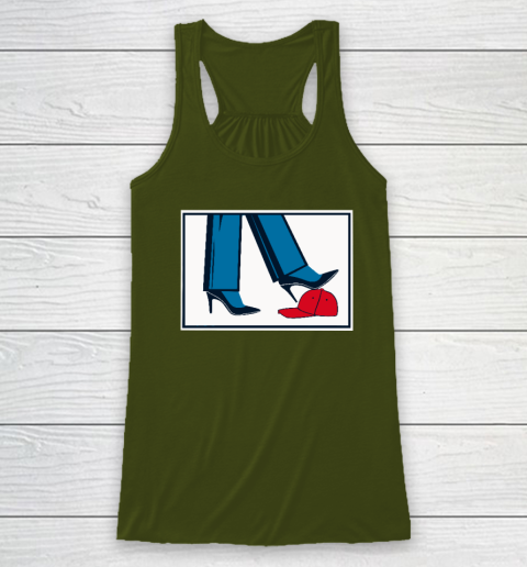 Kamala Harris Heels Stepping On Maga Hat Racerback Tank 2