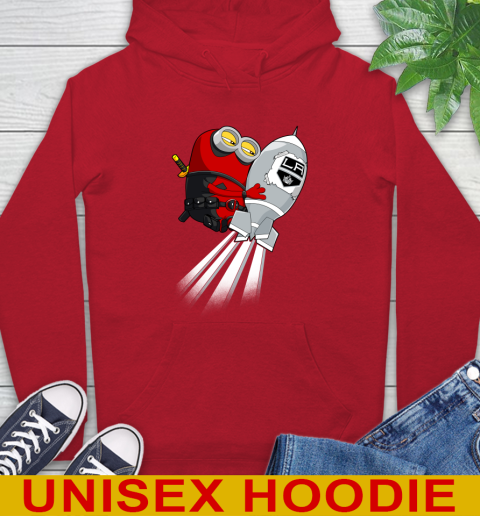 NHL Hockey Los Angeles Kings Deadpool Minion Marvel Shirt Hoodie 10