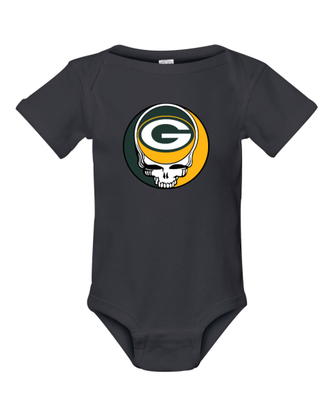 Green Bay Packers x Grateful Dead Infant Baby Rib Bodysuit