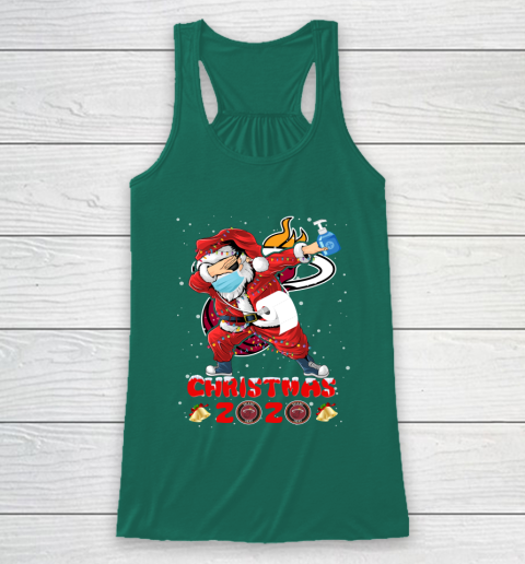 Miami Heat Funny Santa Claus Dabbing Christmas 2020 NBA Racerback Tank 5