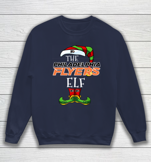 Philadelphia Flyers Christmas ELF Funny NHL Sweatshirt 2