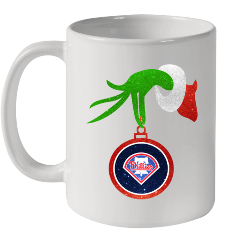 Philadelphia Phillies Grinch Merry Christmas MLB Baseball Ceramic Mug 11oz