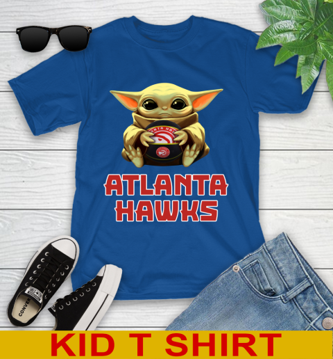 NBA Basketball Atlanta Hawks Star Wars Baby Yoda Shirt 109