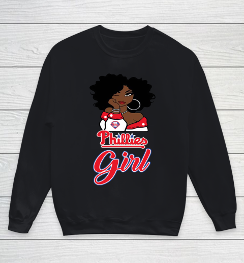 Philadelphia Philliess Girl MLB Youth Sweatshirt