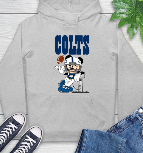 NFL Indianapolis Colts Mickey Mouse Disney Super Bowl Football T Shirt Hoodie 6