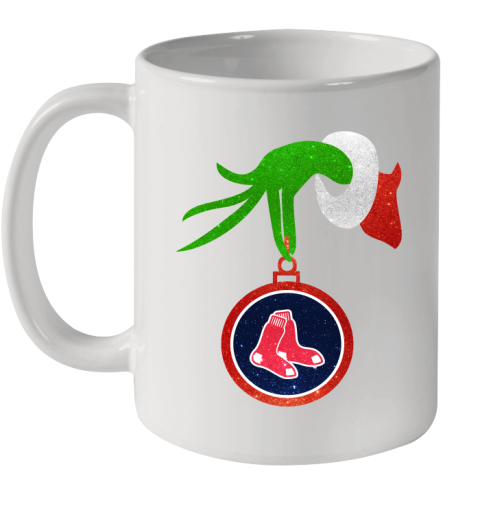 Boston Red Sox Grinch Merry Christmas MLB Baseball Ceramic Mug 11oz