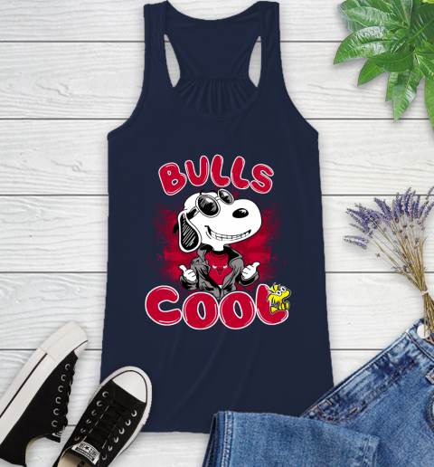 NBA Basketball Chicago Bulls Cool Snoopy Shirt Racerback Tank 8