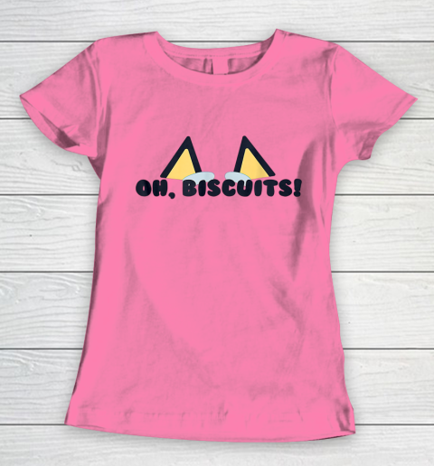 Blueys Oh Biscuits Mums Dad Cartoon Mothers Women's T-Shirt 9