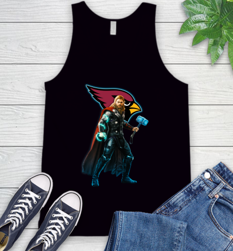 NFL Thor Avengers Endgame Football Arizona Cardinals Tank Top 2