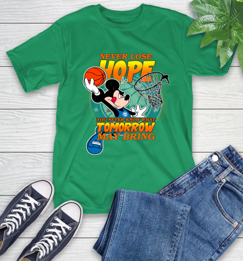 Philadelphia 76ers NBA Basketball Mickey Disney Never Lose Hope T-Shirt 7