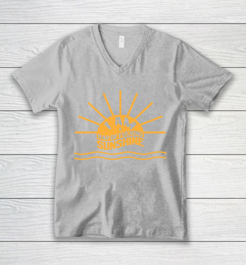 I am a Ray of fucking Sunshine V-Neck T-Shirt 3