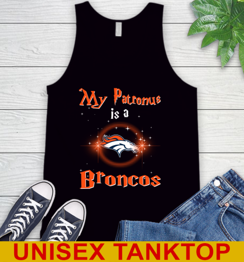 NFL Football Harry Potter My Patronus Is A Denver Broncos Tank Top