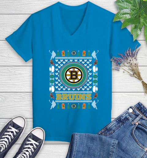 Boston Bruins Merry Christmas NHL Hockey Loyal Fan Ugly Shirt 80