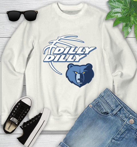 NBA Memphis Grizzlies Dilly Dilly Basketball Sports Youth Sweatshirt