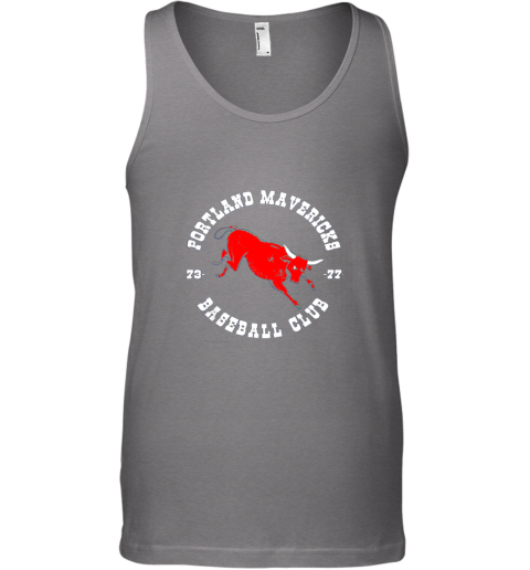 pblr portland shirt cows mavericks baseball vintage for awesome unisex tank 17 front graphite heather