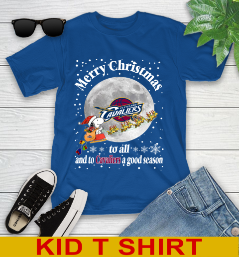 Cleveland Cavaliers Merry Christmas To All And To Cavaliers A Good Season NBA Basketball Sports Youth T-Shirt 10
