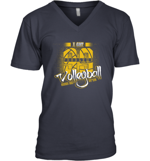 I Got 99 Problems Volleyball Solves All Of'em V-Neck T-Shirt 3 I Got 99 Problems Volleyball Solves All Of'em V-Neck T-Shirt - Image 3