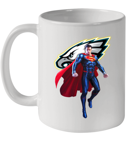 NFL Superman DC Sports Football Philadelphia Eagles Ceramic Mug 11oz