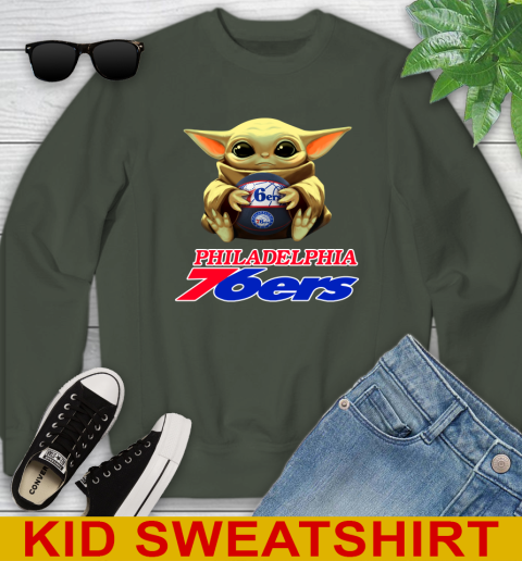NBA Basketball Philadelphia 76ers Star Wars Baby Yoda Shirt 121