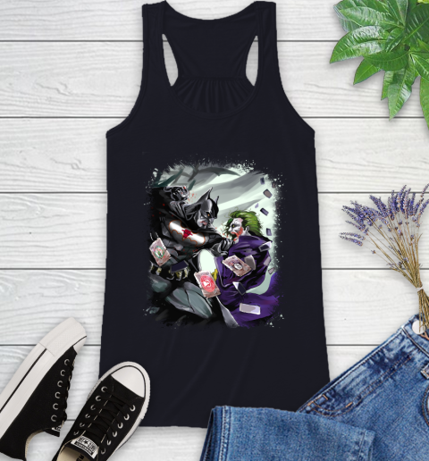 Chicago Bulls MLB Basketball Batman Fighting Joker DC Comics Racerback Tank 10