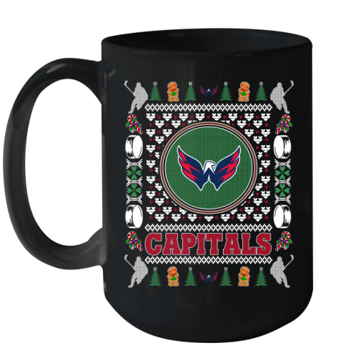 Washington Capitals Merry Christmas NHL Hockey Loyal Fan Ceramic Mug 15oz