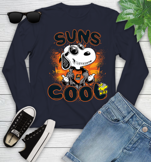 NBA Basketball Phoenix Suns Cool Snoopy Shirt Youth Long Sleeve 2