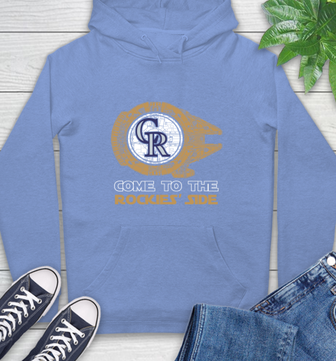 MLB Come To The Colorado Rockies Side Star Wars Baseball Sports Hoodie 11