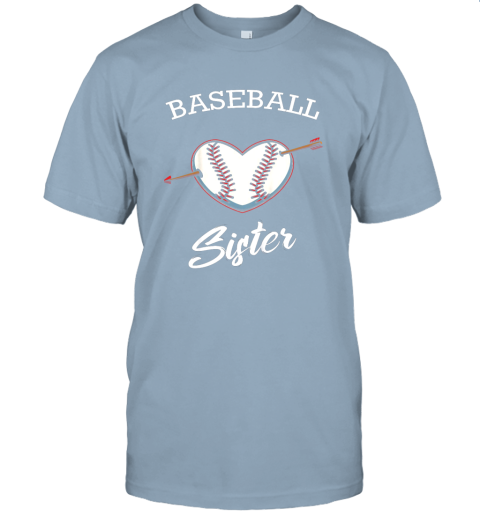 zooa baseball sister softball lover proud supporter coach player jersey t shirt 60 front light blue