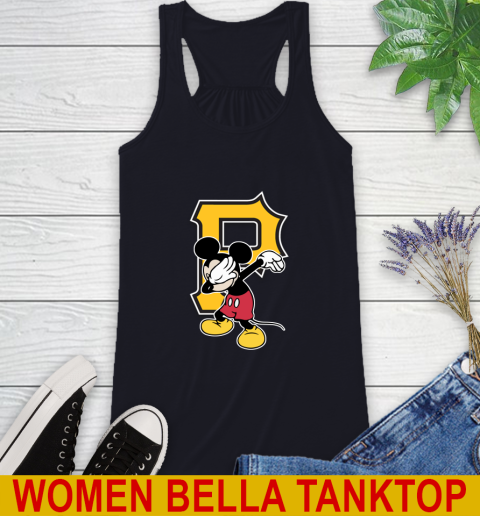 Pittsburgh Pirates MLB Baseball Dabbing Mickey Disney Sports Racerback Tank 10