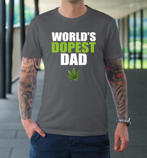 World's Dopest Dad Marijuana T-Shirt 6