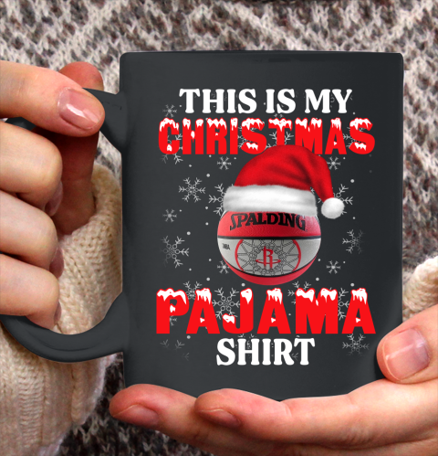 Houston Rockets This Is My Christmas Pajama Shirt NBA Ceramic Mug 11oz