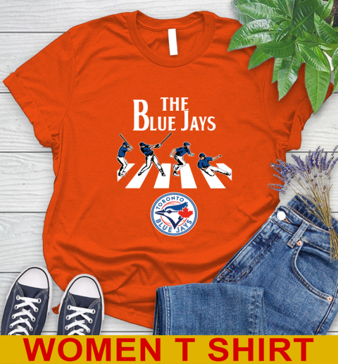 MLB Baseball Toronto Blue Jays The Beatles Rock Band Shirt Women's T-Shirt 3