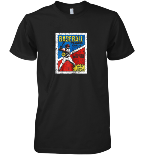 Retro Baseball Card Wrapper Premium Men's T-Shirt