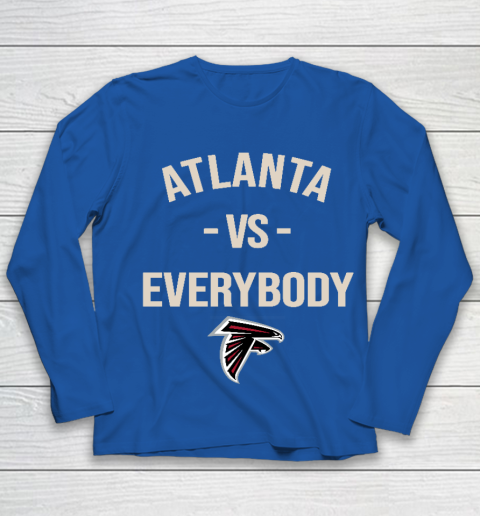 Atlanta Falcons Vs Everybody Youth Long Sleeve 7