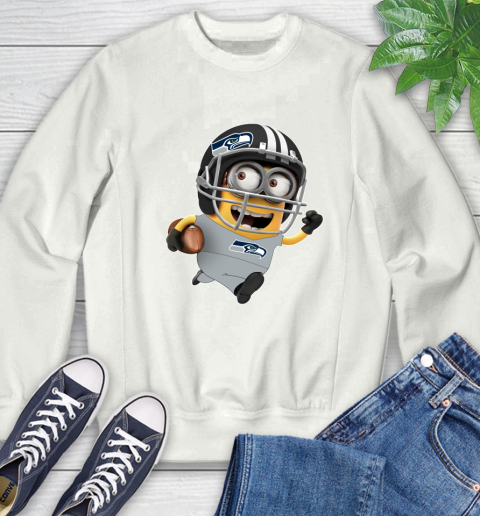 NFL Seattle Seahawks Minions Disney Football Sports Sweatshirt
