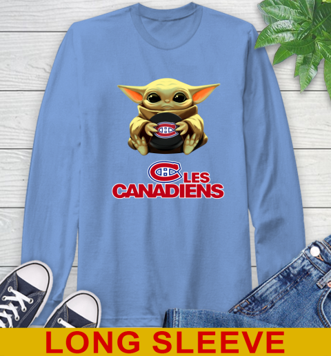 NHL Hockey Montreal Canadiens Star Wars Baby Yoda Shirt 68