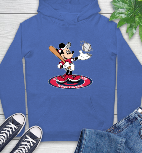 MLB Baseball Cleveland Indians Cheerful Mickey Disney Shirt Hoodie 9