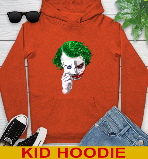 Charlotte Hornets NBA Basketball Joker Card Shirt Youth Hoodie - Image 5